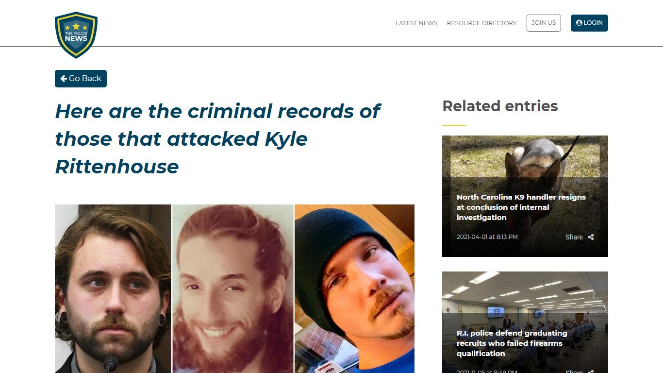 Here are the criminal records of those that attacked Kyle Rittenhouse